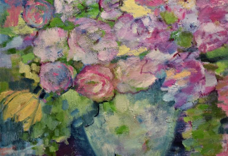 Original Fine Art Floral Painting by Claudia Ramey