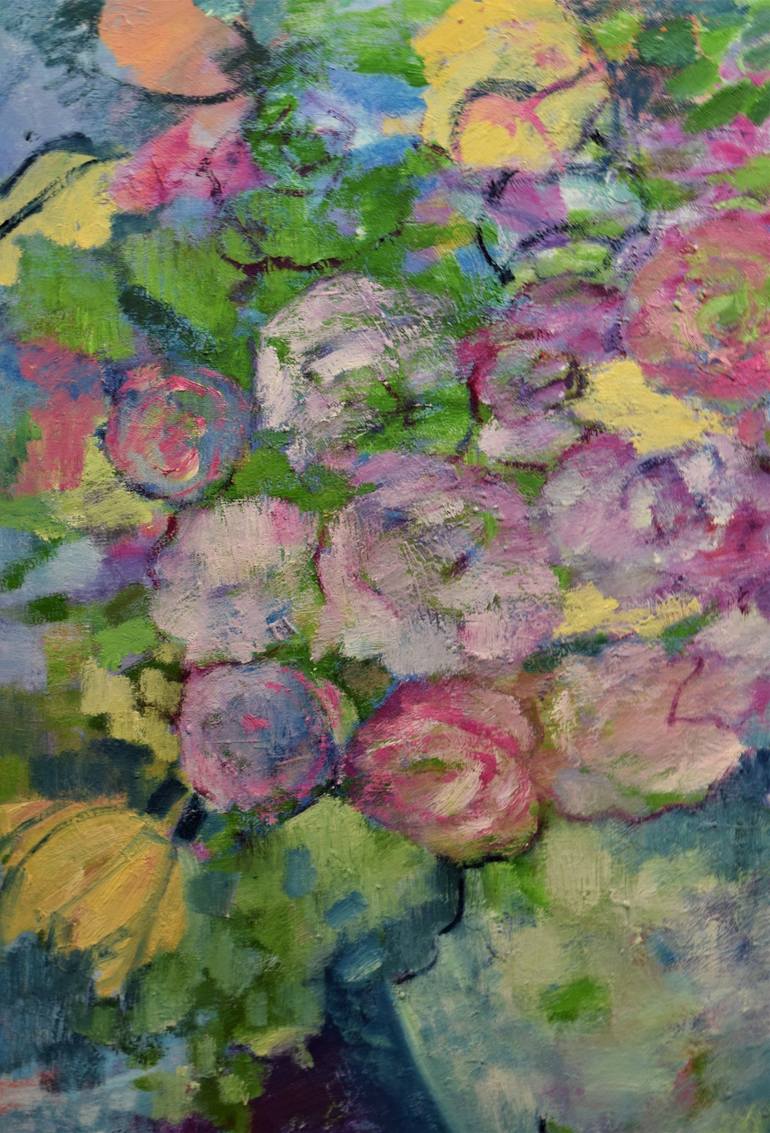 Original Fine Art Floral Painting by Claudia Ramey