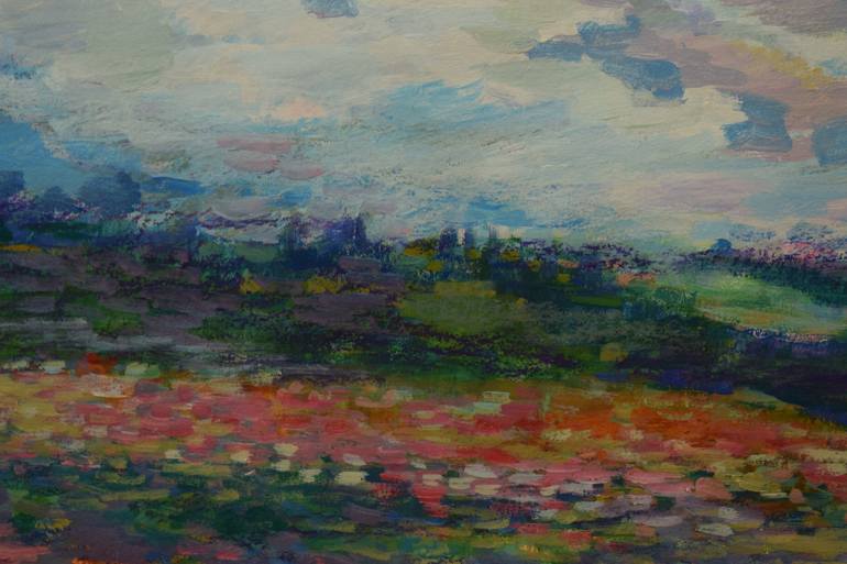 Original Expressionism Landscape Painting by Claudia Ramey
