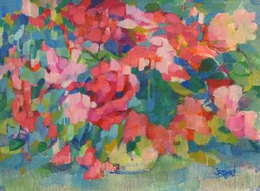 Print of Impressionism Floral Paintings by Claudia Ramey