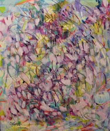 Original Abstract Expressionism Abstract Paintings by Claudia Ramey