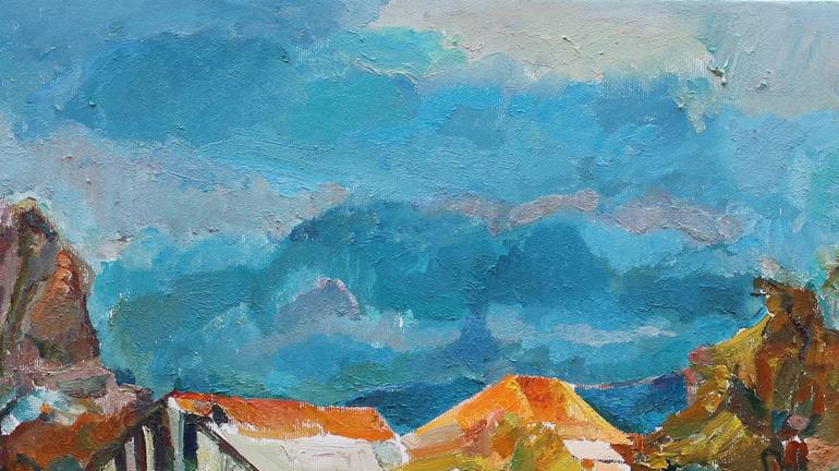 Original Abstract Expressionism Landscape Painting by Taron Khachatryan