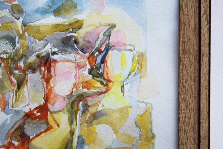 Original Abstract Expressionism Love Painting by Taron Khachatryan