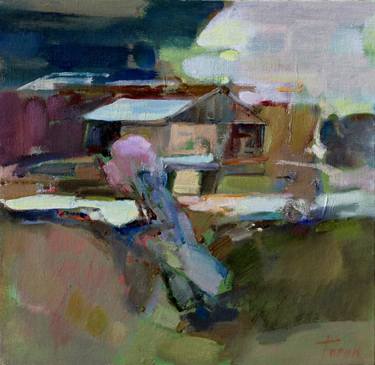 Original Abstract Expressionism Landscape Paintings by Taron Khachatryan