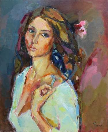 Original Abstract Portrait Paintings by Taron Khachatryan
