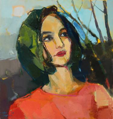 Original Portraiture Abstract Paintings by Taron Khachatryan