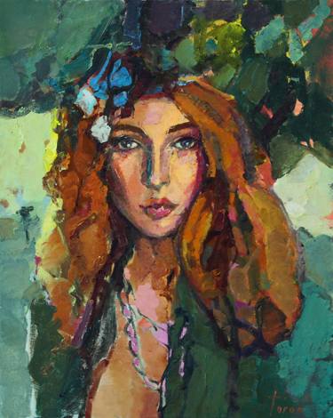 Original Abstract Expressionism Portrait Paintings by Taron Khachatryan