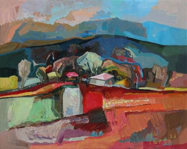 Original Abstract Expressionism Landscape Paintings by Taron Khachatryan