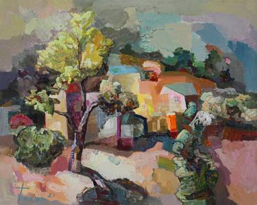 Original Abstract Expressionism Landscape Paintings by Taron Khachatryan