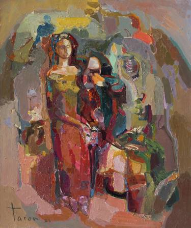 Original Abstract Expressionism Family Paintings by Taron Khachatryan