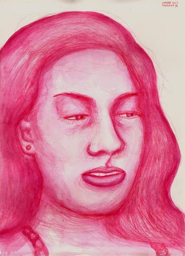 Print of Figurative Portrait Drawings by Carlos Sánchez Becerra