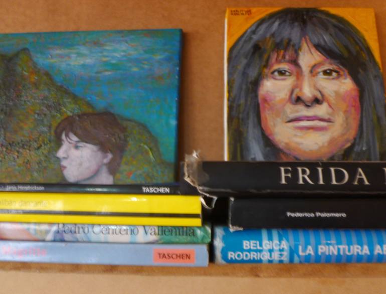 Original Figurative Pop Culture/Celebrity Painting by Carlos Sánchez Becerra