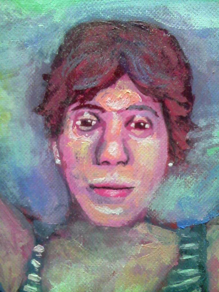 Original Expressionism Fantasy Painting by Carlos Sánchez Becerra