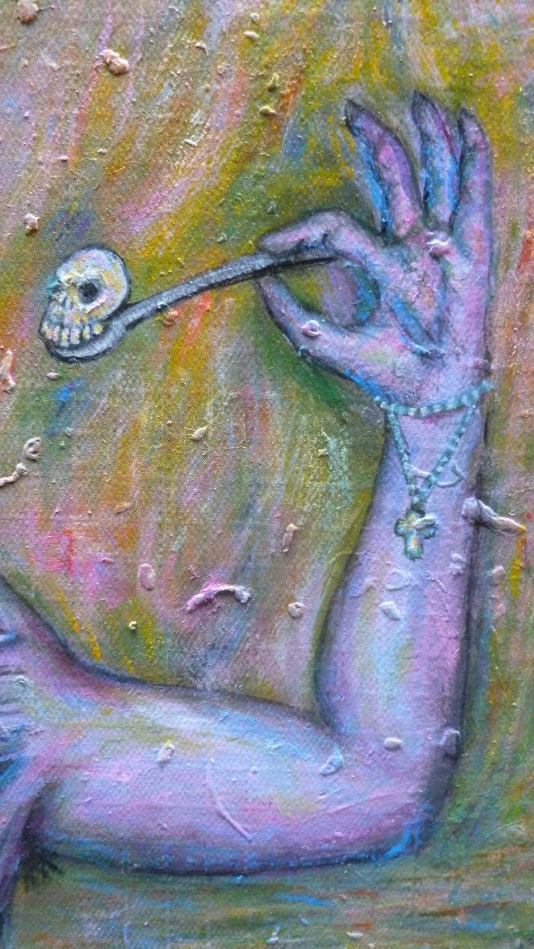 Original Expressionism Fantasy Painting by Carlos Sánchez Becerra