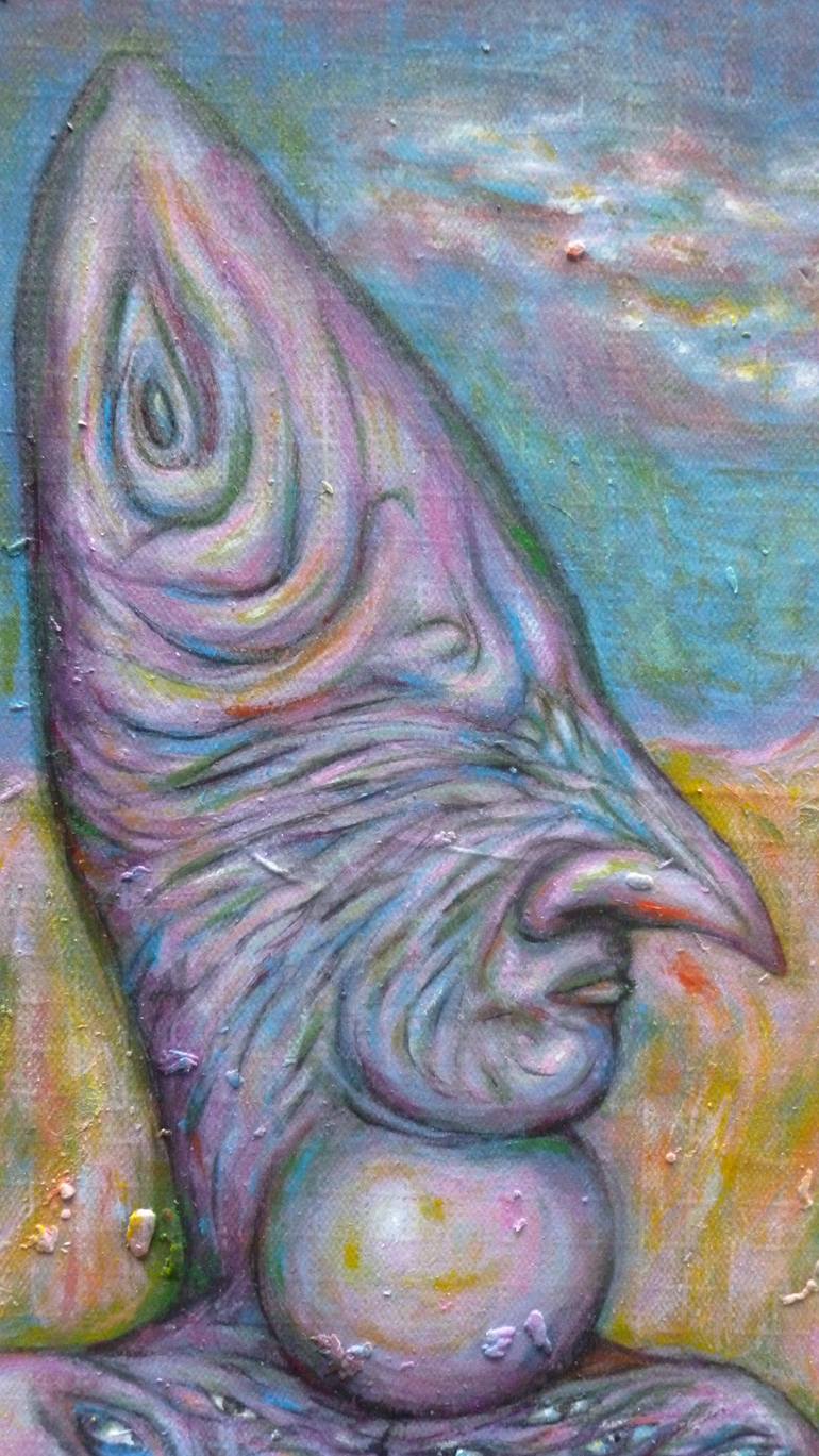 Original Expressionism Fantasy Painting by Carlos Sánchez Becerra