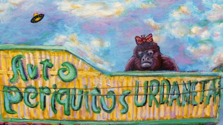 Original Figurative Animal Painting by Carlos Sánchez Becerra
