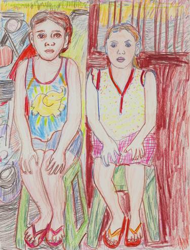 Print of Figurative Children Drawings by Carlos Sánchez Becerra