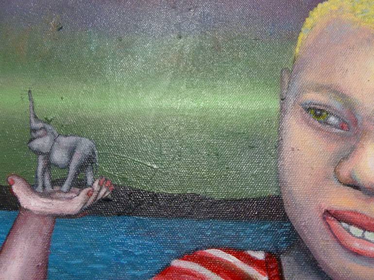 Original Figurative People Painting by Carlos Sánchez Becerra