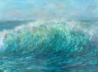 Print of Expressionism Seascape Paintings by Diane Rieger