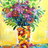 Scraping Through - Floral Bouquet by Cor Bosman