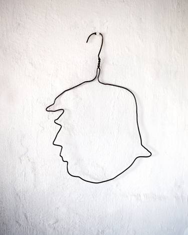 Saatchi Art Artist Cor Bosman; Sculpture, “Hanging Trump - nie n 'aanhanger' nie” #art