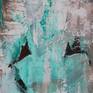 Acrylic texture medium on canvas. large amount of water flowing down known as cataracts falls.