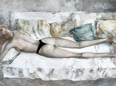 Original Body Mixed Media by Ksenia Datsiuk