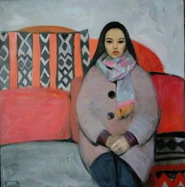 Print of Realism Portrait Paintings by Ksenia Datsiuk