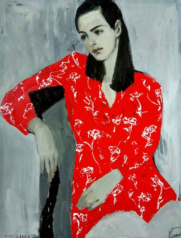 Print of Conceptual Portrait Paintings by Ksenia Datsiuk
