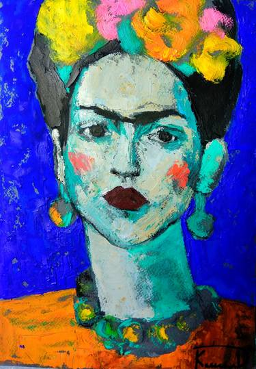 Print of Expressionism Portrait Paintings by Ksenia Datsiuk