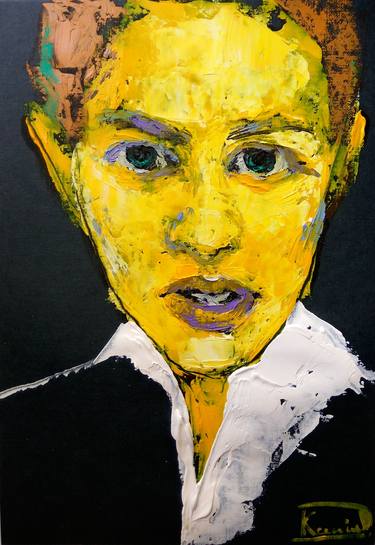 Print of Expressionism Portrait Paintings by Ksenia Datsiuk