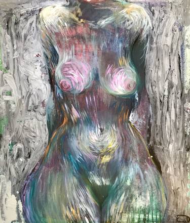 Print of Expressionism Nude Paintings by Ksenia Datsiuk