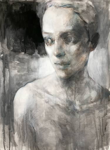 Print of Figurative Portrait Paintings by Ksenia Datsiuk