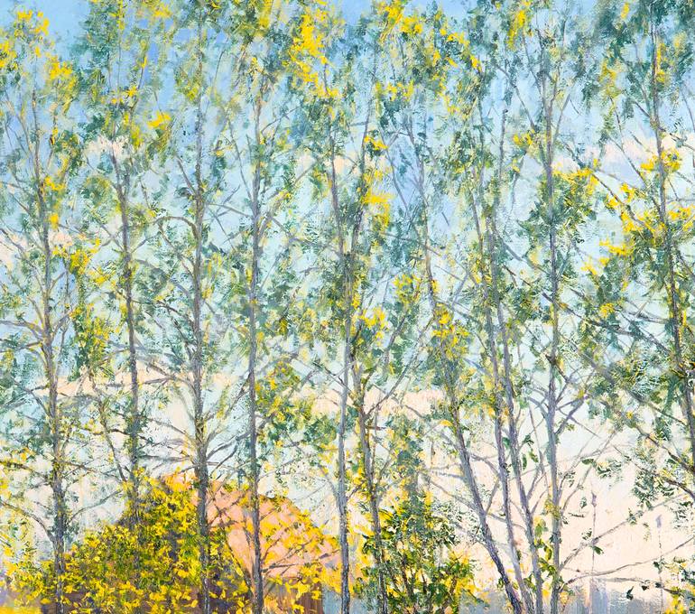 Original Figurative Landscape Painting by Elena Barkhatkova