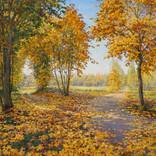 Golden Autumn by Elena Barkhatkova