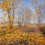 Autumn Alley by Elena Barkhatkova