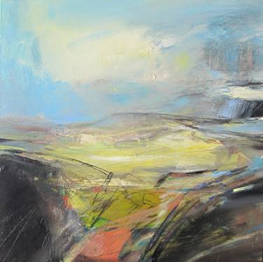 Print of Abstract Landscape Paintings by Andrew Kinmont