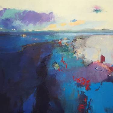 Print of Abstract Expressionism Seascape Paintings by Andrew Kinmont