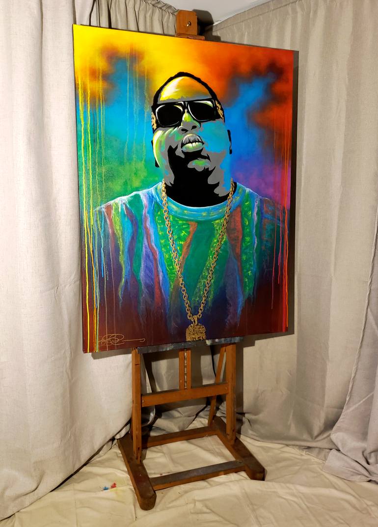 Original Pop Art Pop Culture/Celebrity Painting by Guy B Roames