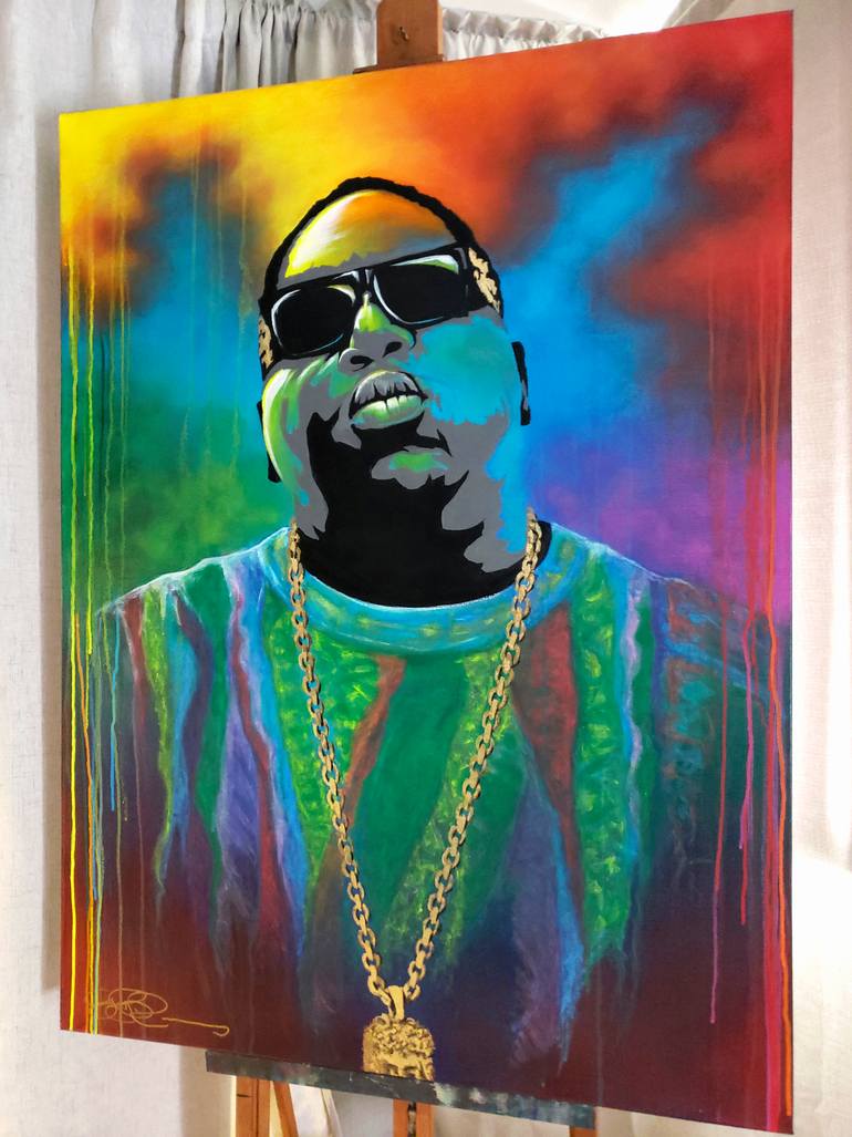 Original Pop Art Pop Culture/Celebrity Painting by Guy B Roames