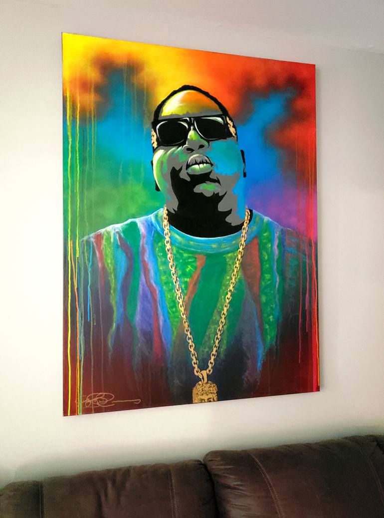 Original Pop Art Pop Culture/Celebrity Painting by Guy B Roames