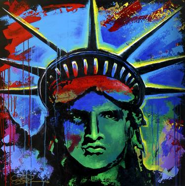 Original Expressionism Pop Culture/Celebrity Paintings by Guy B Roames