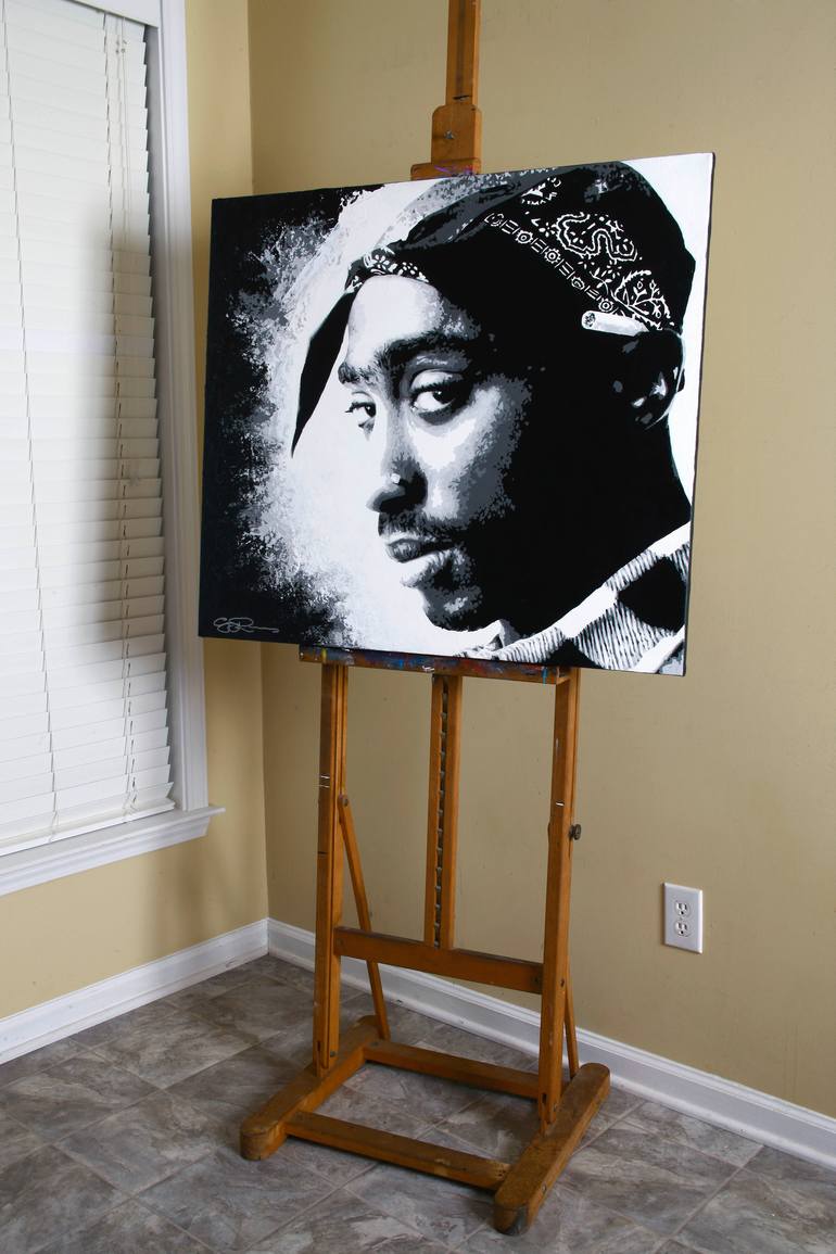 Original Figurative Pop Culture/Celebrity Painting by Guy B Roames