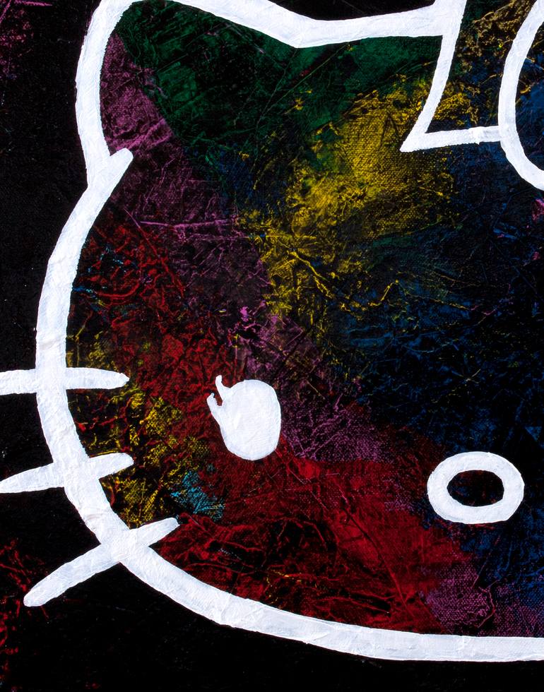 Original Abstract Pop Culture/Celebrity Painting by Guy B Roames