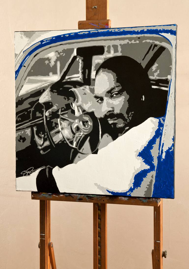 Original Impressionism Pop Culture/Celebrity Painting by Guy B Roames