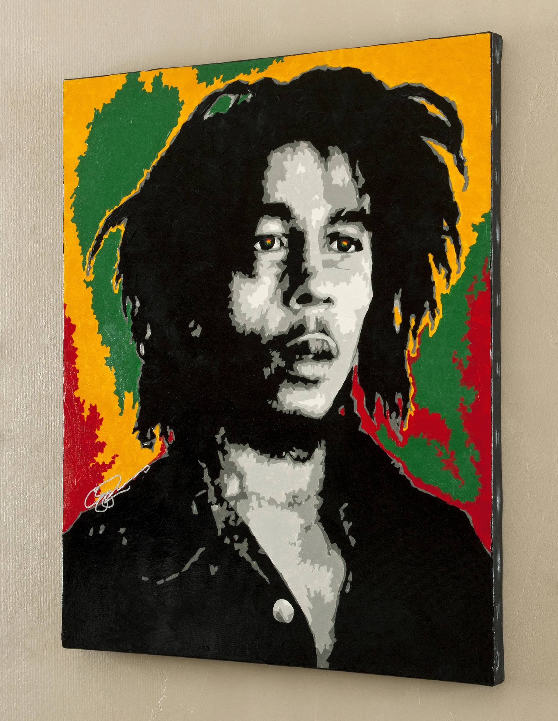 Distressed Rasta (Acrylic sold Painting)