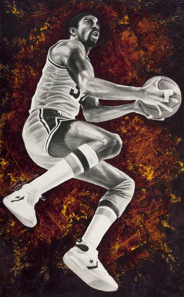 Original Figurative Sports Paintings by Guy B Roames