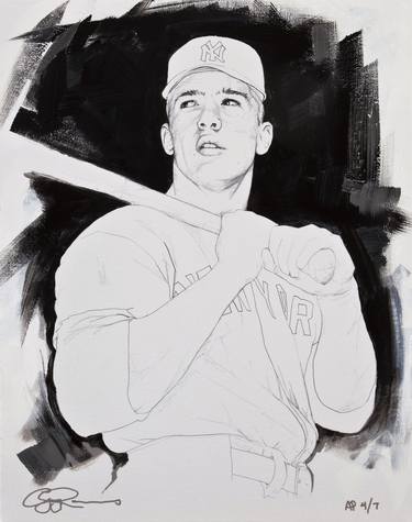 Mickey Mantle - Embellished Giclee - Limited Edition 4 of 7 thumb