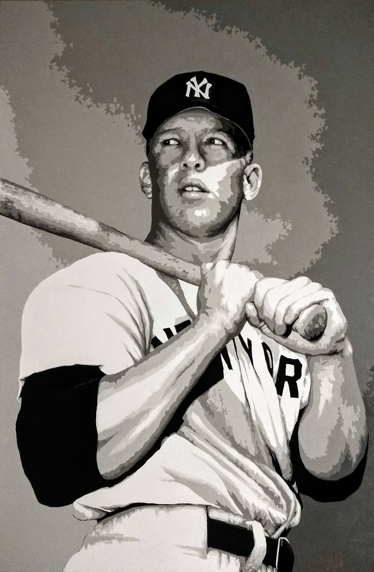 Mickey Mantle Painting