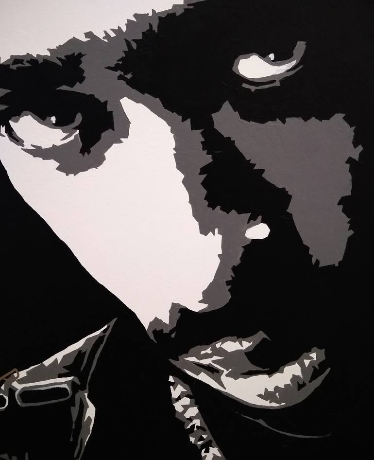 Original Figurative Pop Culture/Celebrity Painting by Guy B Roames